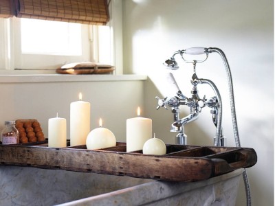 Bolsius Biała świeca kula 70mm