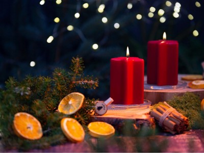 Bolsius Czerwona świeca pieńkowa 120/58