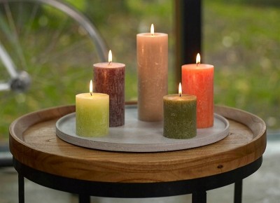 Bolsius Rustic Shine Mglisty Róż świeca dekoracyjna 100/100