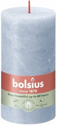 Bolsius Rustic Shine Błękitny Niebieski świeca dekoracyjna 130/68