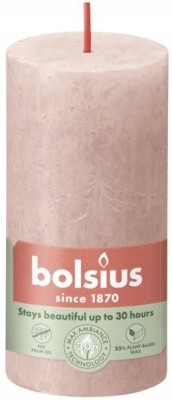 Bolsius Rustic Shine Mglisty Róż świeca dekoracyjna 100/50