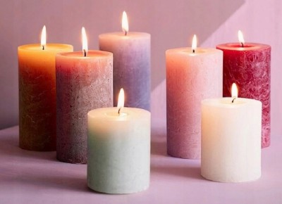 Bolsius Rustic Shine Miodowy Żółty świeca dekoracyjna 130/68