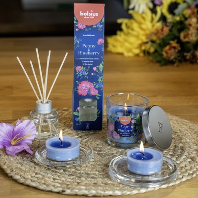 Bolsius Floral Fusion Piwonia i Borówki dyfuzor zapachowy 30ml