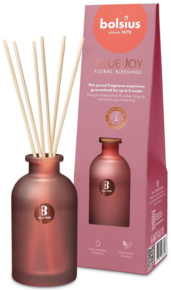 Bolsius True Joy Floral Blessing dyfuzor zapachowy z patyczkami 80ml