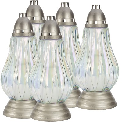 Bispol 5027 bezbarwny znicz szklany 5 sztuk