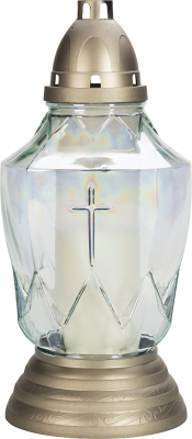 Bispol 5022 bezbarwny znicz szklany 6 sztuk