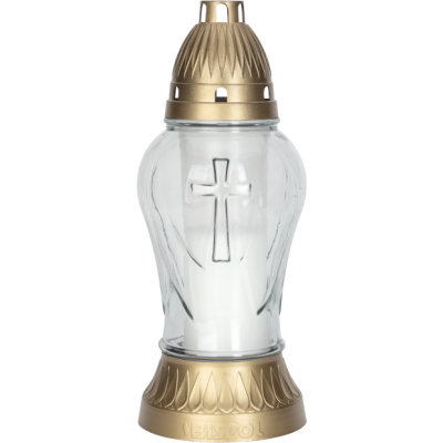 Bispol 3044 Mix bezbarwny znicz szklany 5 sztuk