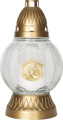 Bispol 3048 bezbarwny znicz szklany 6 sztuk