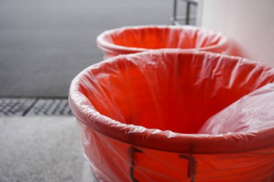 Sipeko worki na śmieci folia LDPE czerwone 43mic / 95x140cm / 240 litrów / 10 sztuk