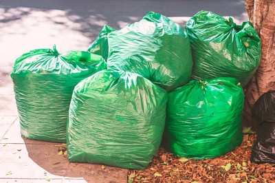 Sipeko worki na śmieci folia LDPE zielone 43mic / 95x140cm / 240 litrów / 10 sztuk