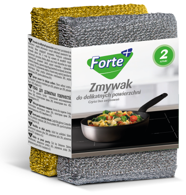 Forte+ zmywak do delikatnych powierzchni 2 sztuki