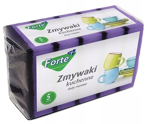 Forte+ zmywaki kuchenne 5 sztuk