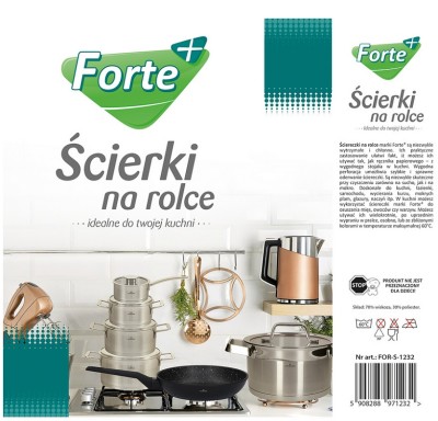 Forte+ ścierki na rolce 40 sztuk