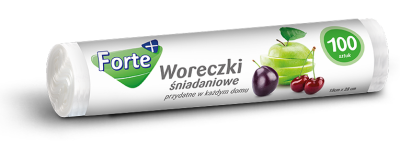 Forte+ woreczki śniadaniowe 100 sztuk