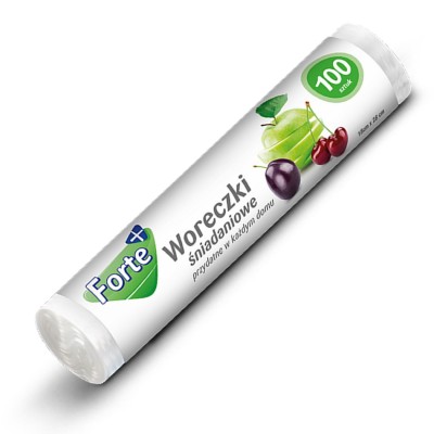 Forte+ woreczki śniadaniowe 100 sztuk