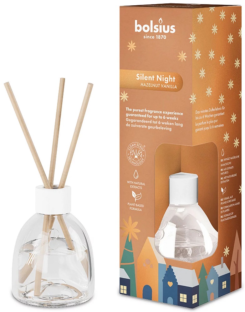 Bolsius Silent Night zapachowy dyfuzor świąteczny 60ml