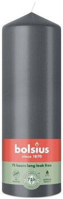 Bolsius Essentials Burzowy Szary świeca pieńkowa 200/68mm