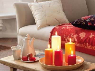 Bolsius Essentials Delikatny Czerwony świeca pieńkowa 80/58mm