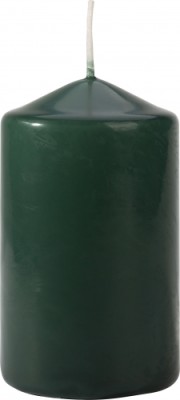 Bispol Aura sw60/100-060 Butelkowa Zieleń świeca walec 6x10cm - 30 godzin