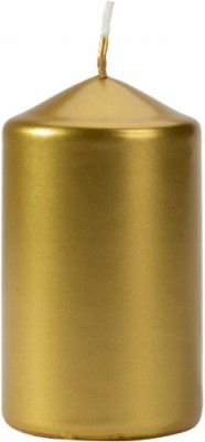 Bispol Aura sw60/100-213 Złoty Metalik świeca walec 6x10cm - 30 godzin