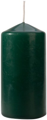 Bispol Aura sw60/120-060 Butelkowa Zieleń świeca walec 6x12cm - 38 godzin