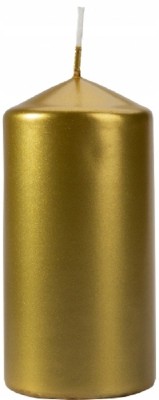 Bispol Aura sw60/120-213 Złoty Metalik świeca walec 6x12cm - 38 godzin