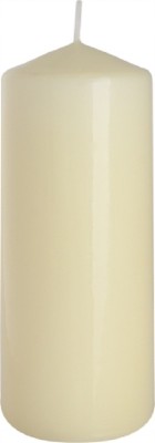 Bispol Aura sw60/150-011 Ecru świeca walec 6x15cm - 48 godzin