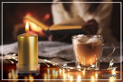 Bispol Aura sw60/150-213 Złoty Metalik świeca walec 6x15cm - 48 godzin