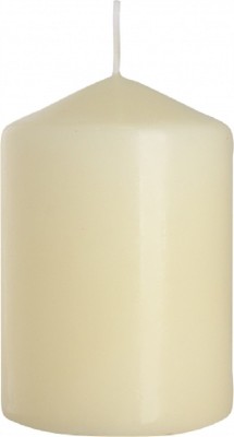 Bispol Aura sw70/100-011 Ecru świeca walec 7x10cm - 44 godziny