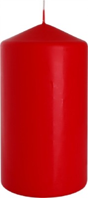 Bispol Aura sw80/150-030 Czerwona świeca walec 8x15cm - 66 godzin