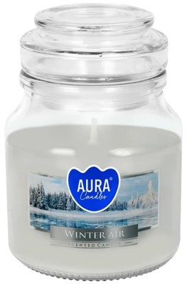 Bispol Aura snd71-375 Zimowe Powietrze świeca zapachowa w małym słoiku z wieczkiem 28H