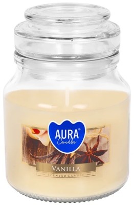 Bispol Aura snd71-67 Wanilia świeca zapachowa w małym słoiku z wieczkiem 28H