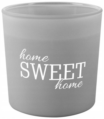 Bispol sn100m-316 HOME SWEET HOME świeca zapachowa w matowym szkle z dwoma knotami