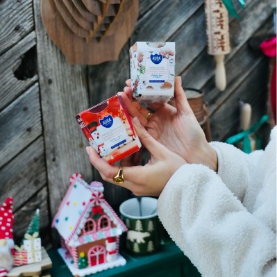 Bispol Aura sn72s-30 KWIATOWE INSPIRACJE świeca zapachowa w prostym szkle z wzorem - 22h