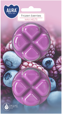 Bispol wz40-2-314 Aura MROŻONE JAGODY wosk zapachowy do kominka - 2 sztuki