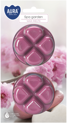 Bispol wz40-2-254 Aura OGRÓD SPA wosk zapachowy do kominka - 2 sztuki