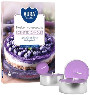 PODGRZEWACZE świeczki zapachowe Bispol p15-359 Aura SERNIK JAGODOWY - 6 szt