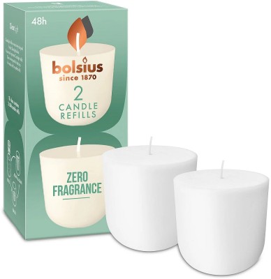Bolsius CleanLight BEZZAPACHOWY wkład wymienny 24h - 2 sztuki