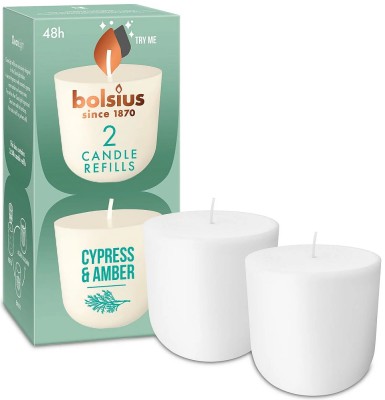 Bolsius CleanLight CYPRYS i AMBER wkład zapachowy wymienny 24h - 2 sztuki