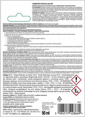 Bros Chwastox Complex 260 EW środek do zwalczania chwastów dwuliściennych na trawnikach 50ml