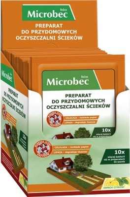 Bros Microbec Bio preparat do przydomowych oczyszczalni ścieków i szamb 35g x 18 sztuk