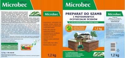 Bros Microbec Ultra Eukaliptus preparat do przydomowych oczyszczalni ścieków i szamb 1,2kg