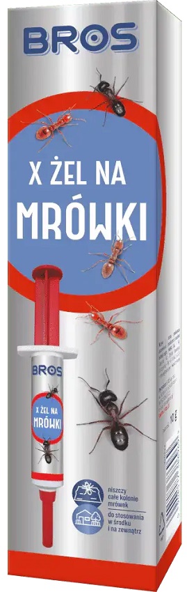 Bros X żel w strzykawce na mrówki 10g
