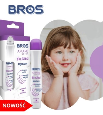 Bros Amaris roll-on dla dzieci łagodzący ukąszenia owadów 15ml