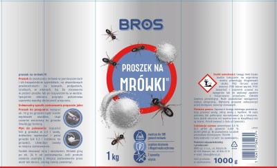 Bros proszek do zwalczania mrówek worek 1kg