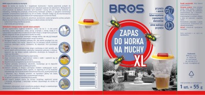 Bros zapasowy worek XL pułapka na muchy z przynętą