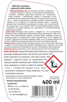 Bros 007 preparat na pluskwy i rybiki 400ml
