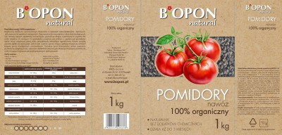 Bopon Natural nawóz 100% organiczny do pomidorów BiOPON 1kg