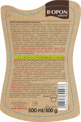 Bopon Biohumus wieloskładnikowy płynny nawóz organiczno mineralny do storczyków BiOPON 500ml