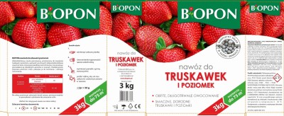 Bopon nawóz granulowany do truskawek i poziomek BiOPON 3kg